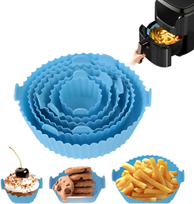 Silicone Air Fryer Basket ( 2 Piece Big size)