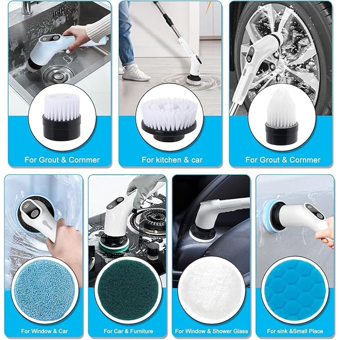 9-in-1 Electric Spin Cleaner