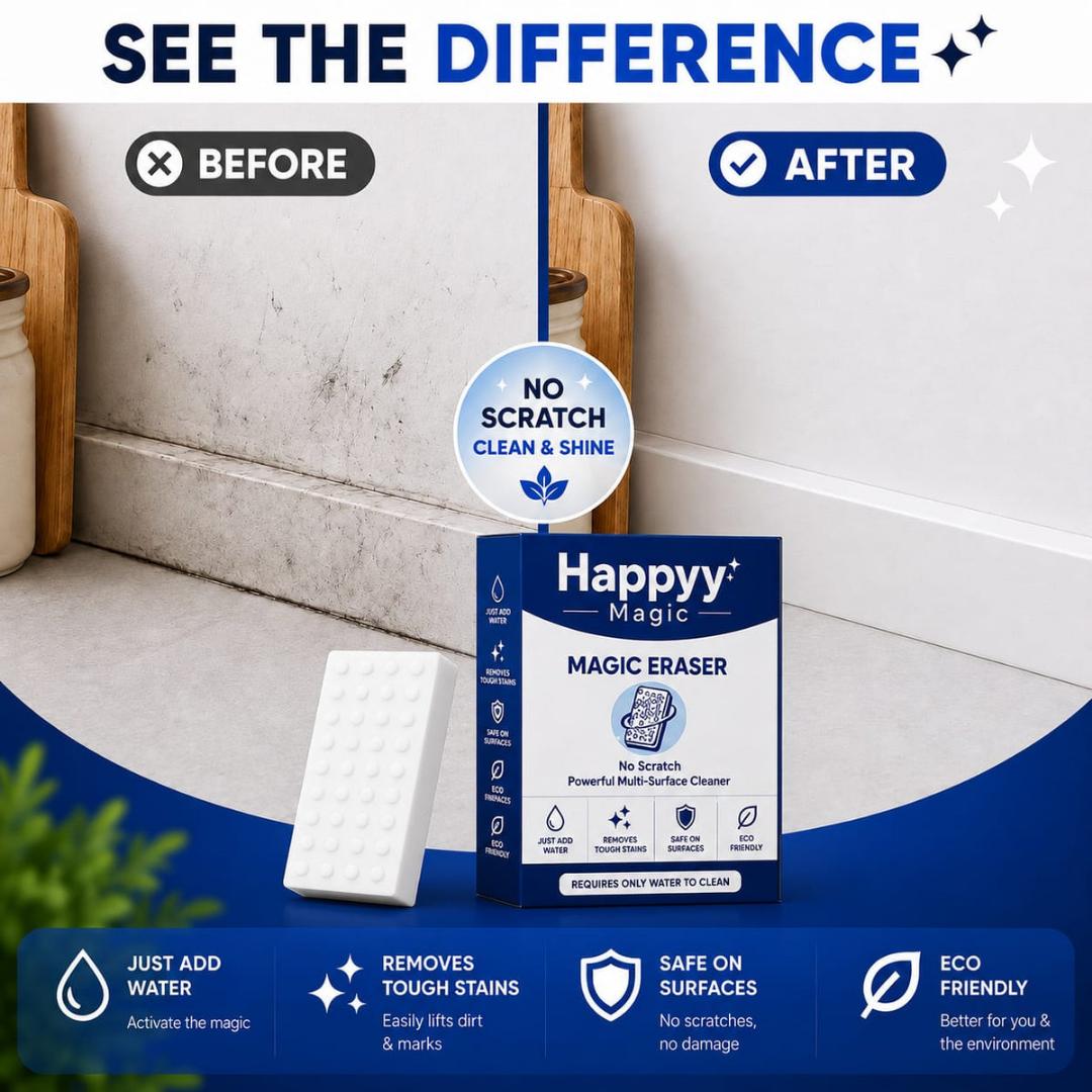 Happy Magic Eraser – Pack of 3