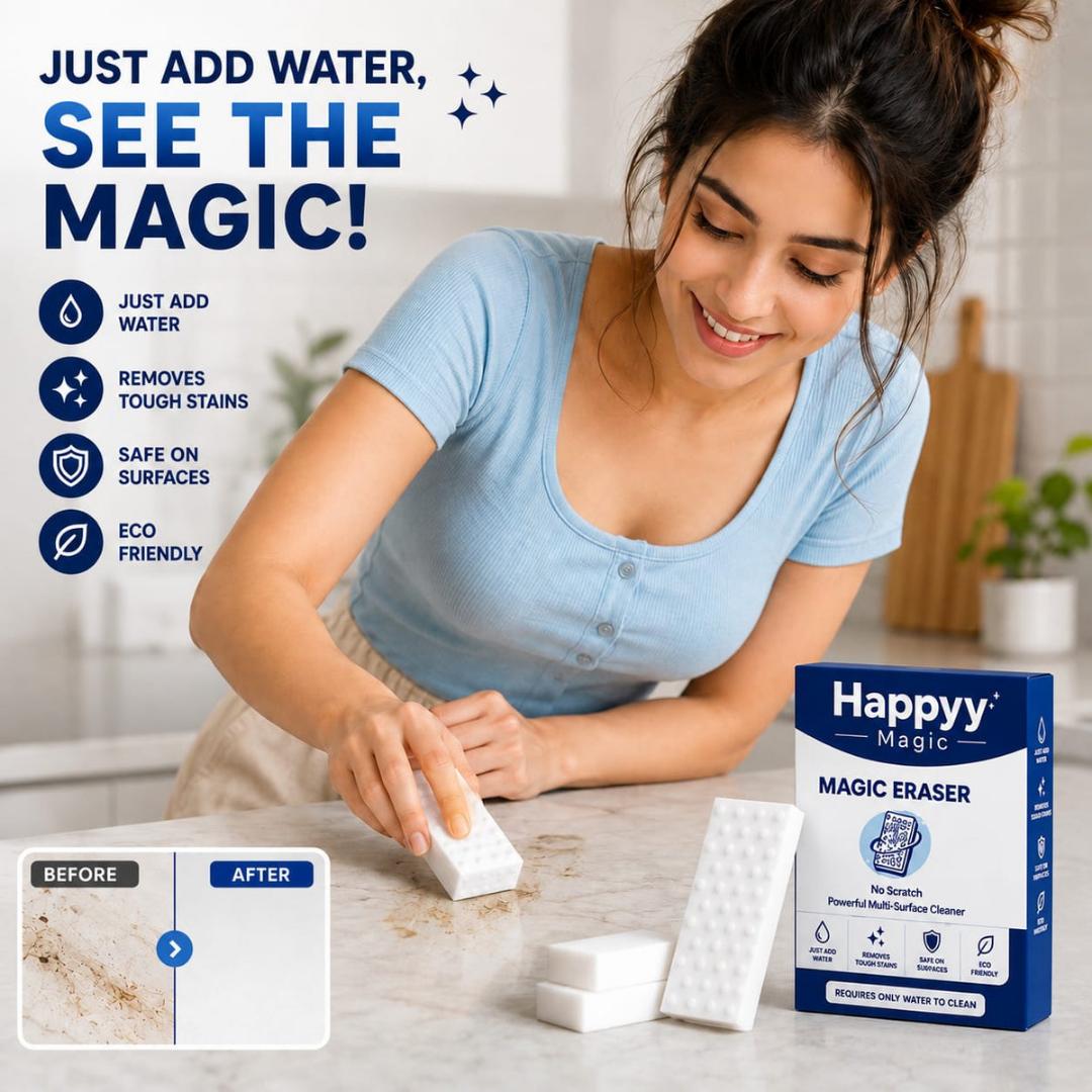 Happy Magic Eraser – Pack of 3