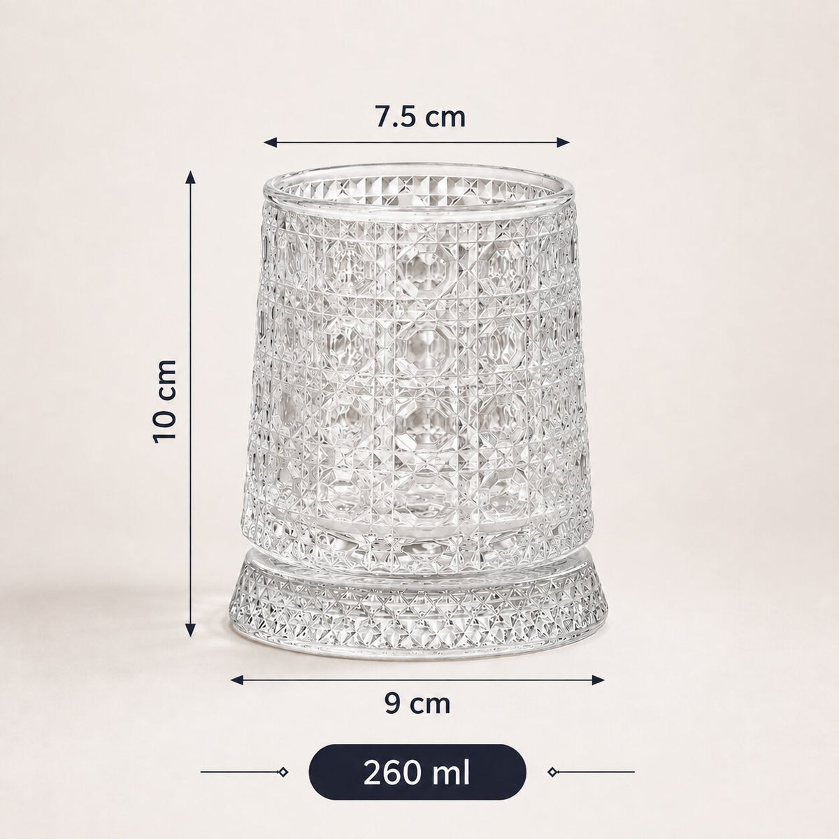 360° Rotating Whiskey Glass with Rotating Base