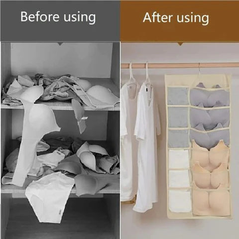 Double Sided Closet Hanging Organizer