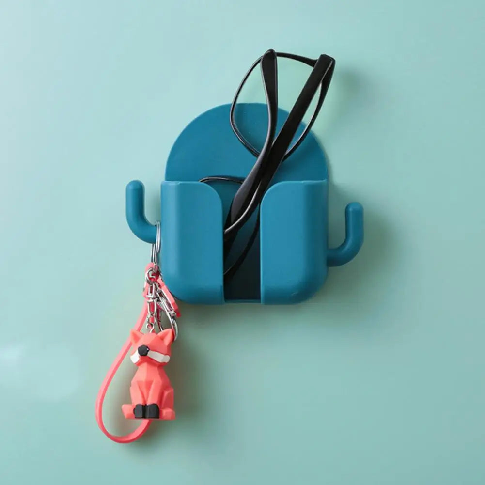 Multi-functional Wall Mounted Holder with Side Hooks