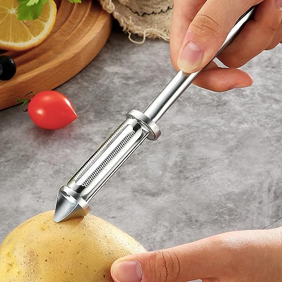 3 in 1 Stainless steel Multifunctional Veggie Peeler | Buy 1 get 1 FREE