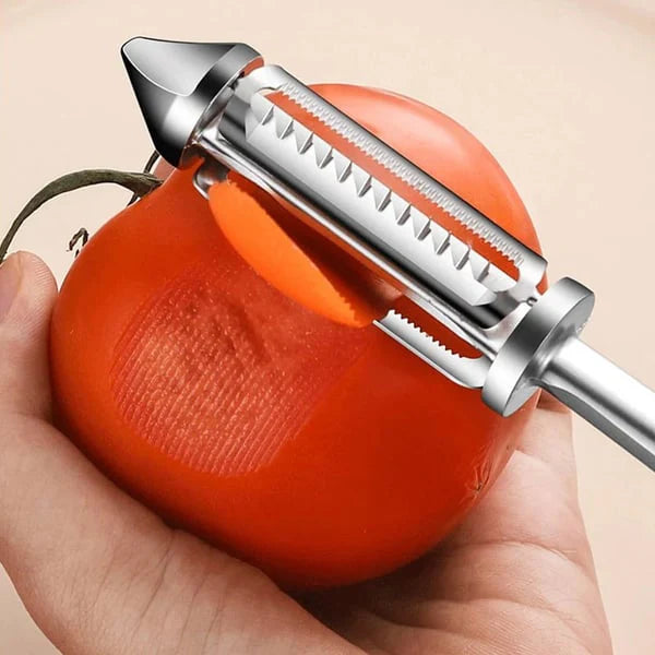3 in 1 Stainless steel Multifunctional Veggie Peeler | Buy 1 get 1 FREE