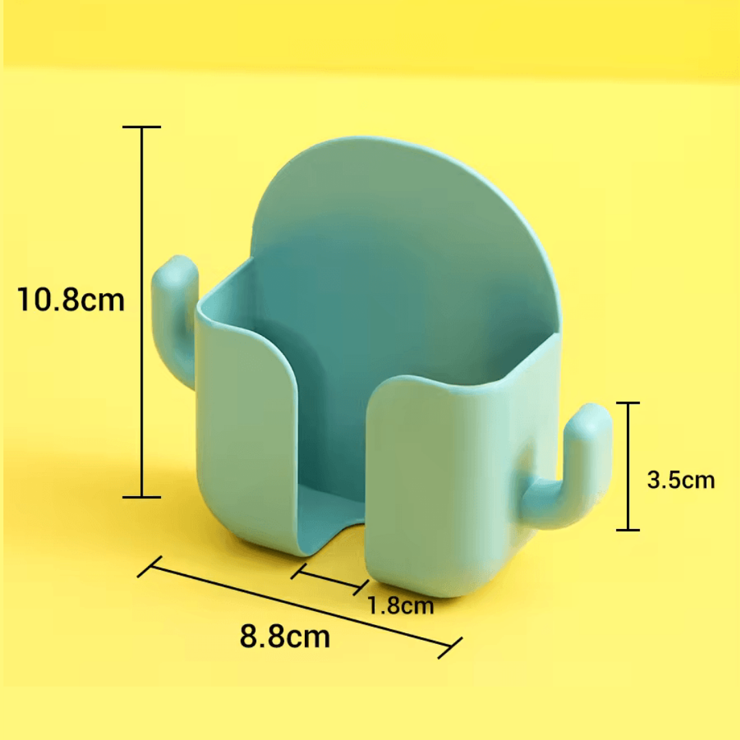Multi-functional Wall Mounted Holder with Side Hooks