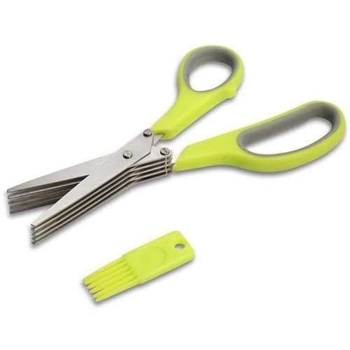 5 Blade Stainless Steel Vegetable Shredding Scissor