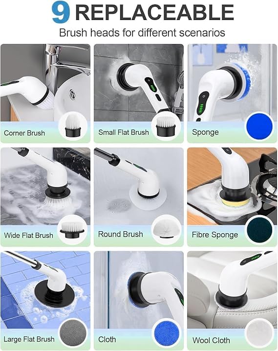 9-in-1 Electric Spin Cleaner