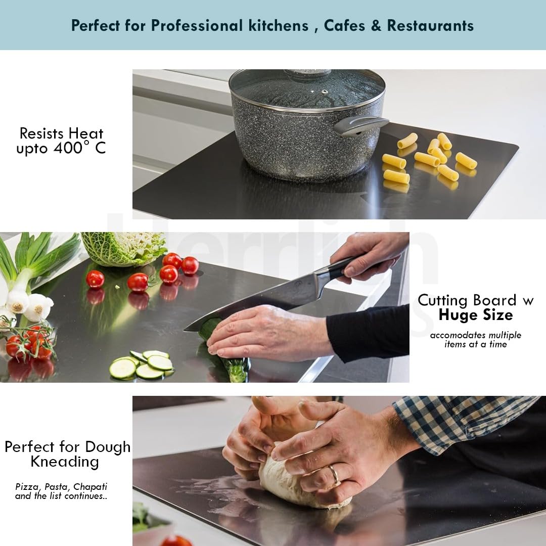 Stainless Steel Chopping Board 35x31cm