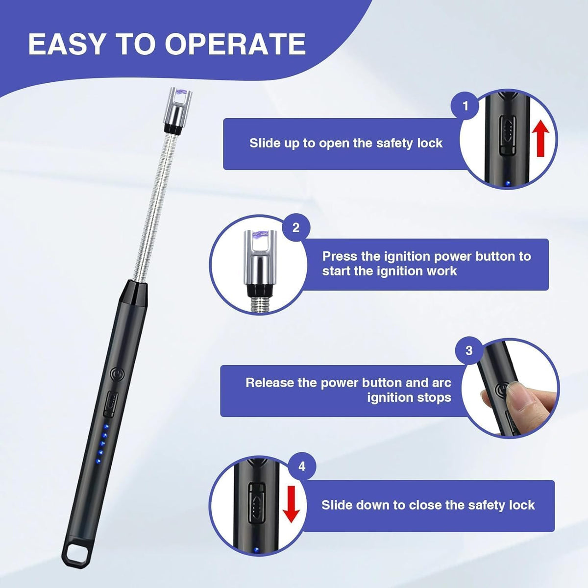 Rechargeable Electric Lighter - (Buy 1 Get 1 Free)