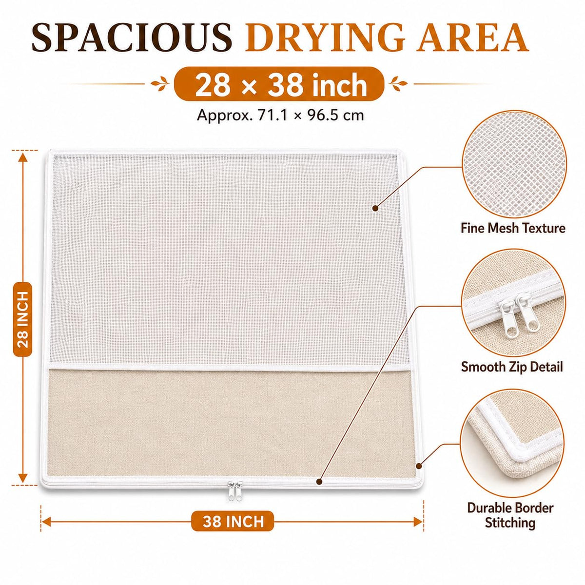 Food Drying Net for Papad , Wheat, Grains & Snacks (Buy 1 Get 1 Free)