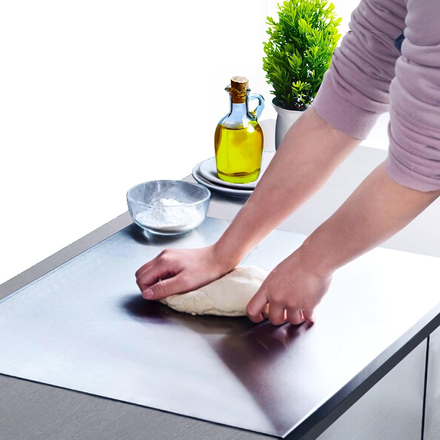 Stainless Steel Chopping Board 35x31cm