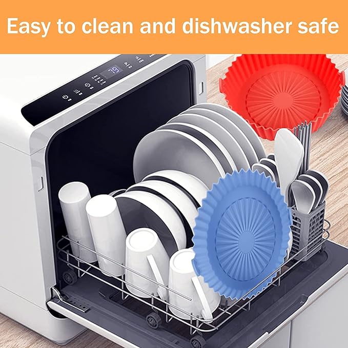 Silicone Air Fryer Basket ( 2 Piece Big size)