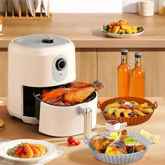 Silicone Air Fryer Basket ( 2 Piece Big size)