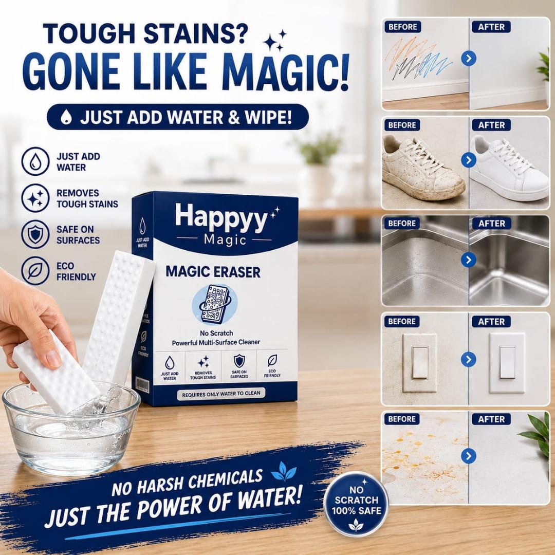 Happy Magic Eraser – Pack of 3