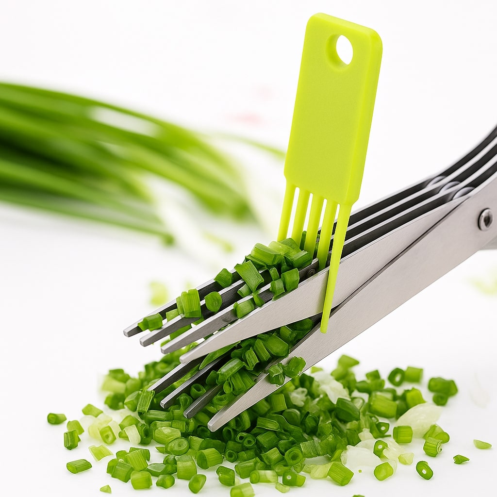 5 Blade Stainless Steel Vegetable Shredding Scissor