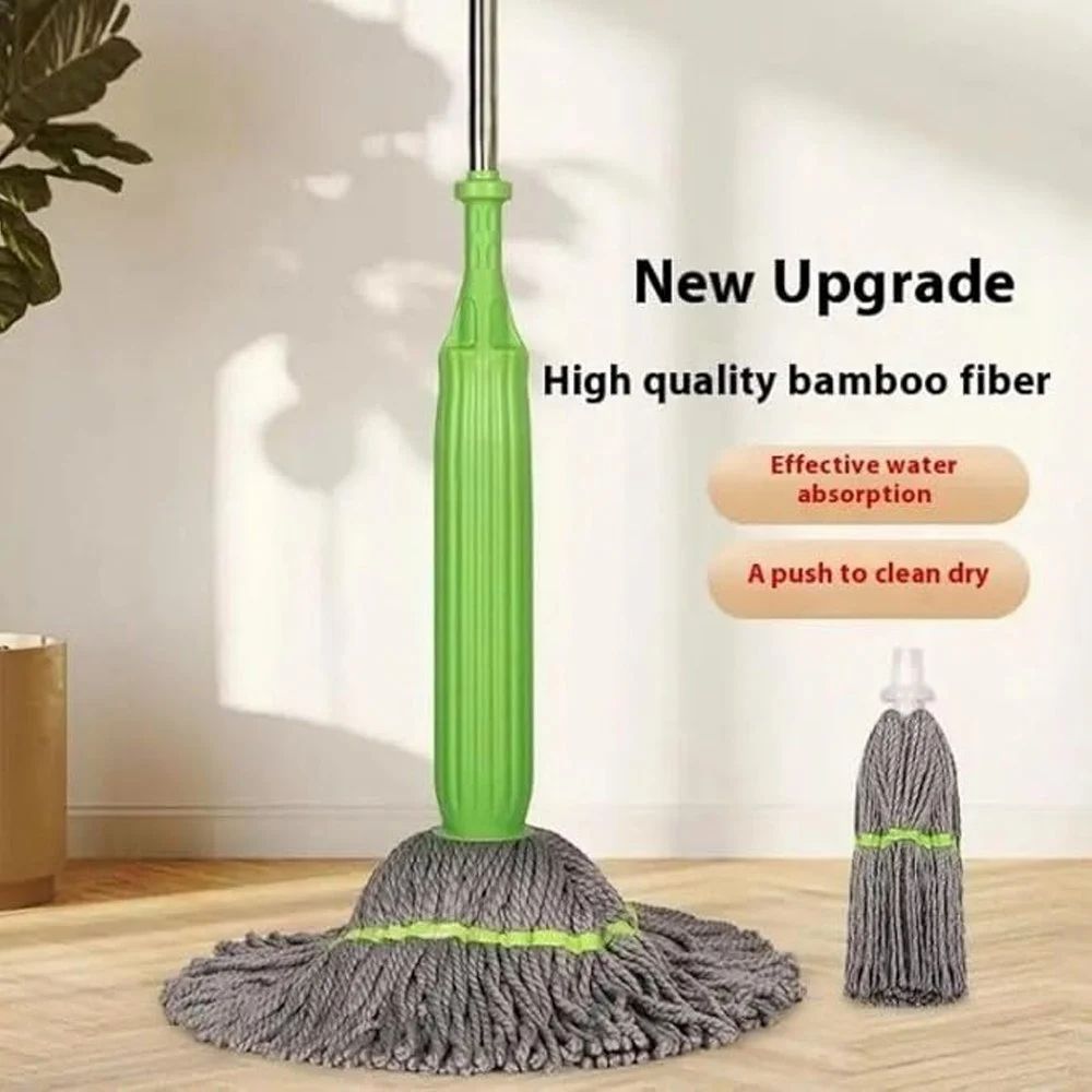 BambooWhirl- 2 in 1 Bamboo Mop