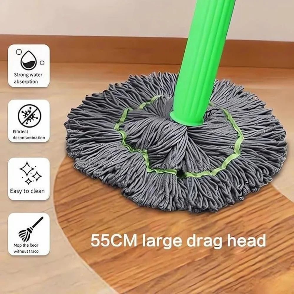 BambooWhirl- 2 in 1 Bamboo Mop