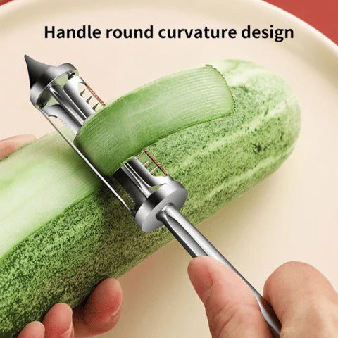 3 in 1 Stainless steel Multifunctional Veggie Peeler | Buy 1 get 1 FREE