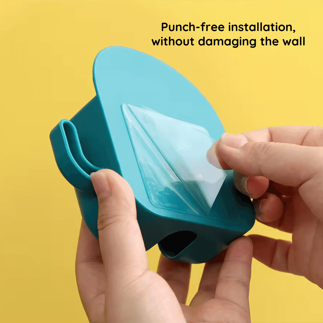 Multi-functional Wall Mounted Holder with Side Hooks