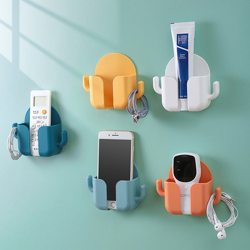 Multi-functional Wall Mounted Holder with Side Hooks